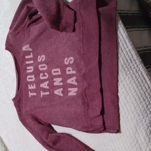 Burgundy Zoe+Liv large long sleeve